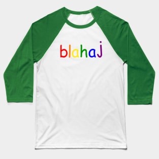 Blahaj - Pride Flag Colours Baseball T-Shirt